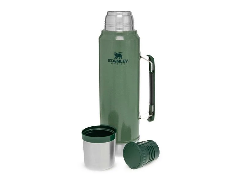 Stanley The Legendary Classic Bottle 1 Ltr Hammertone Green 2 Stanley The Legendary Classic Bottle 1 Ltr Hammertone Green - Afbeelding 2