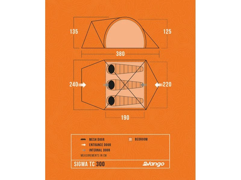 Vango Adventure Tent Sigma Tc 300 2 Vango Adventure Tent Sigma Tc 300 - Afbeelding 2
