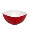 Bo Camp Melamine Kom Vierkant Klein 2 Tone Rood