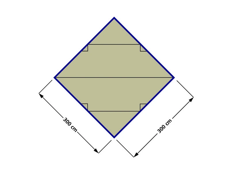 Eurotrail Tarp Turner 300 X 300 Poyester 3 Eurotrail Tarp Turner 300 X 300 Poyester - Afbeelding 3