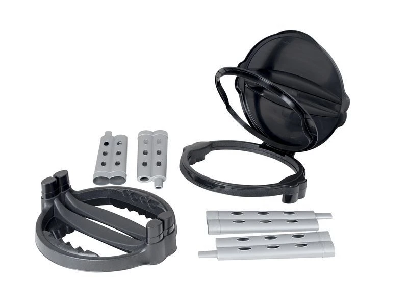 Vuilniszakhouder - Deluxe - Demontabel - Ø 43x74 Cm - Zwart 3 Vuilniszakhouder - Deluxe - Demontabel - Ø 43x74 Cm - Zwart - Afbeelding 3