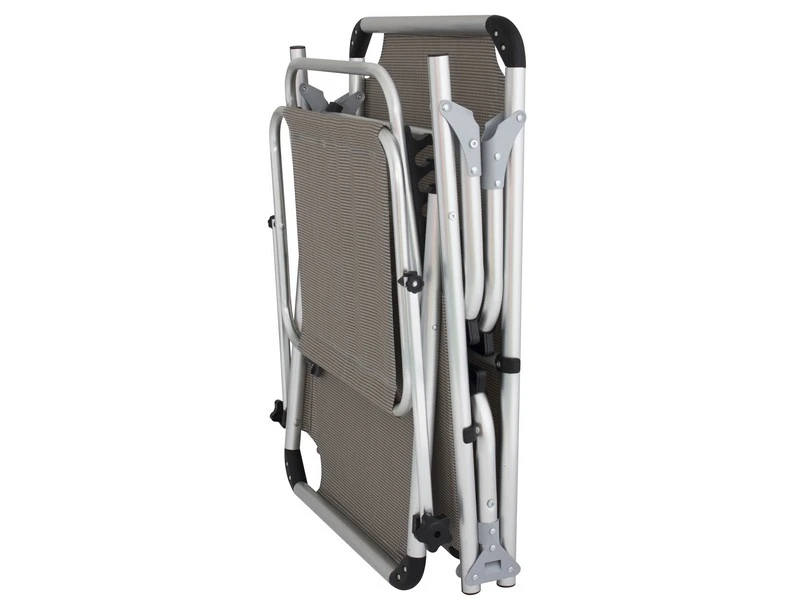 Eurotrail Campingbed Stretcher Pebble Beach Grijs 2 Eurotrail Campingbed Stretcher Pebble Beach Grijs - Afbeelding 2