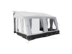 Dometic Opblaasbare Voortent Grande Air Tour 390 M 13 Dometic Opblaasbare Voortent Grande Air Tour 390 M -Tevelde 53 2 dometic opblaasbare voortent grande air tour 390 m links deur open 9120002319