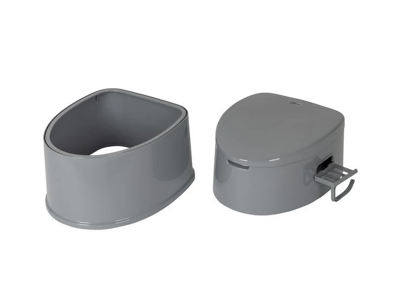 Bo-Camp Draagbaar Toilet Deelbaar Hoge Zit 7 Liter Grijs 10 Bo-Camp Draagbaar Toilet Deelbaar Hoge Zit 7 Liter Grijs - Afbeelding 10