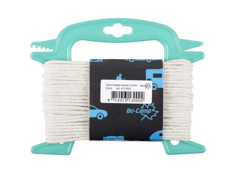 Bo Camp Scheerlijn Op Haspel 3 Mm Katoen 1 Bo Camp Scheerlijn Op Haspel 3 Mm Katoen