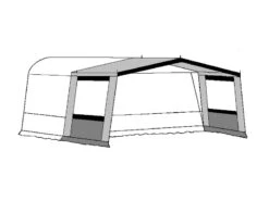 Te Velde Hele Luifel Voor Voortent 240 Cm. Antraciet Season