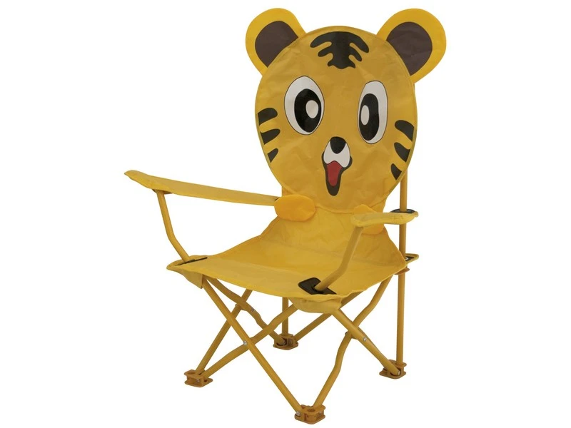 Eurotrail Kindervouwstoel Ardeche Animal Staal Tiger 1 Eurotrail Kindervouwstoel Ardeche Animal Staal Tiger