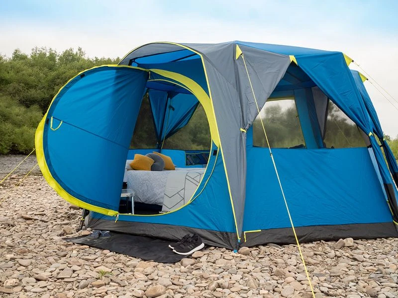Coleman Familie Tent Octagon Blue-lime 5 Coleman Familie Tent Octagon Blue-lime - Afbeelding 5