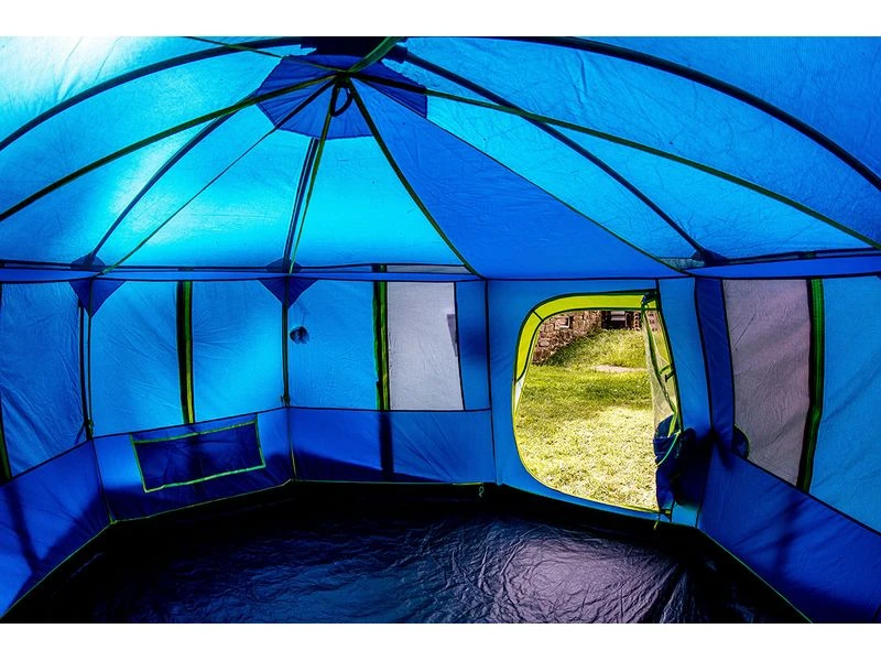 Coleman Familie Tent Octago Blue-lime 7 Coleman Familie Tent Octago Blue-lime - Afbeelding 7