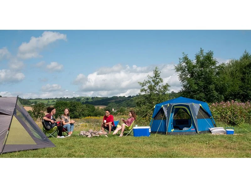 Coleman Familie Tent Octago Blue-lime 9 Coleman Familie Tent Octago Blue-lime - Afbeelding 9