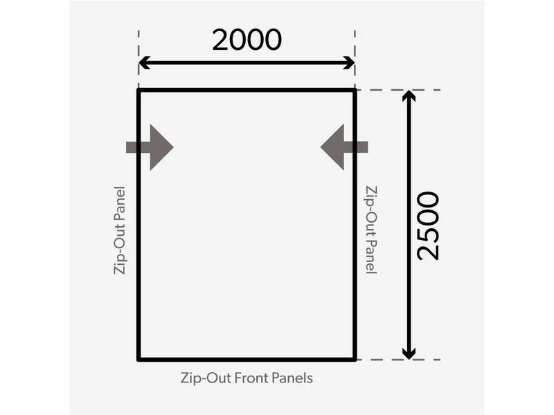 Dometic Opblaasbare Voortent Rally AIR Tour 200 S 2 Dometic Opblaasbare Voortent Rally AIR Tour 200 S - Afbeelding 2