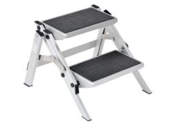 Te Velde Caravan Opstap Dubbel Inklapbaar ALU