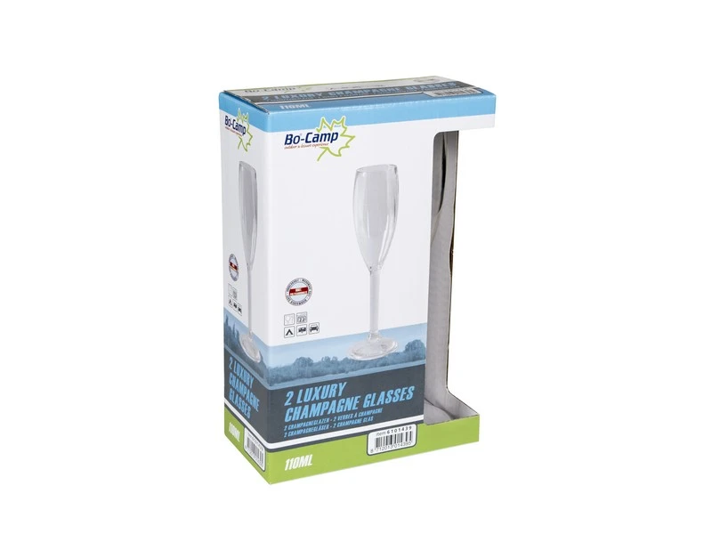 Bo Camp De Luxe Champagneflute Pc 2 Stuks 2 Bo Camp De Luxe Champagneflute Pc 2 Stuks - Afbeelding 2