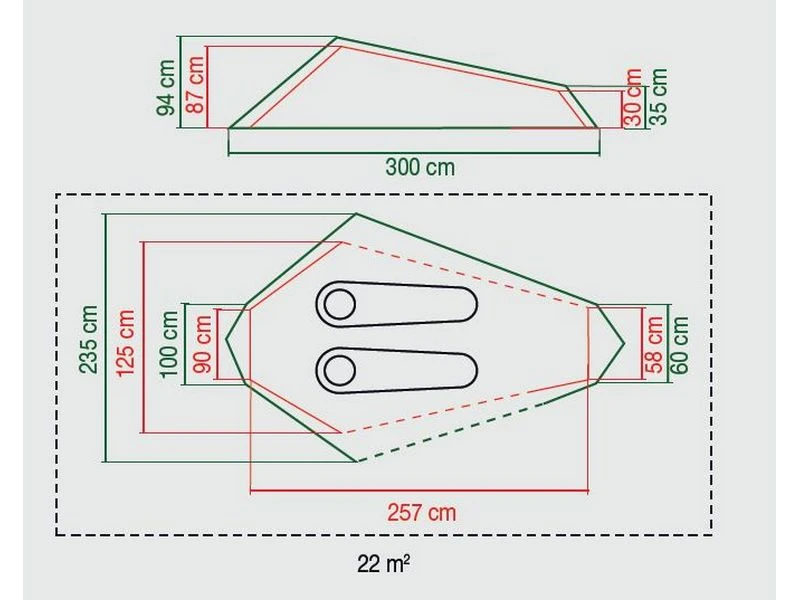 Coleman Trekking Tent Cobra 2 2 Coleman Trekking Tent Cobra 2 - Afbeelding 2
