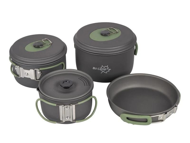 Bo Camp Pannenset Explorer 4 Delig 2 Bo Camp Pannenset Explorer 4 Delig - Afbeelding 2