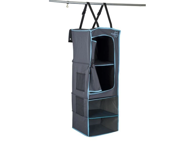 Bo-Camp - Organizer - 4-vaks - 1 Deur - 34x34x96 Cm 1 Bo-Camp - Organizer - 4-vaks - 1 Deur - 34x34x96 Cm