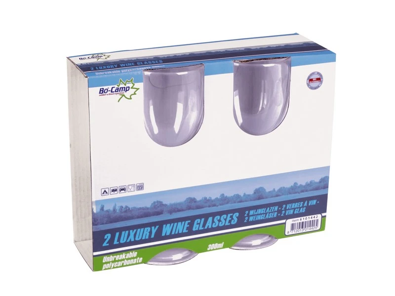 Bo Camp De Luxe Wijnglas Pc 2 Stuks 2 Bo Camp De Luxe Wijnglas Pc 2 Stuks - Afbeelding 2
