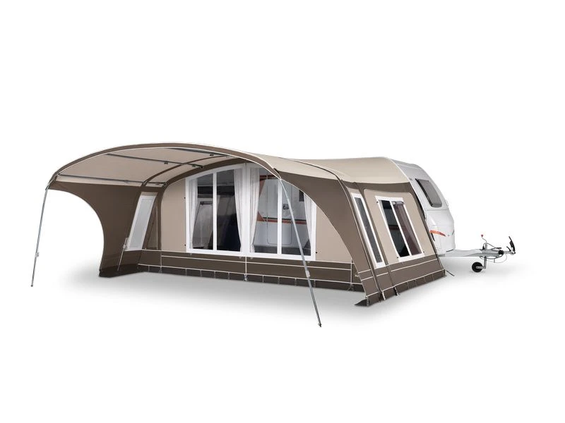 Dorema Voortentluifel Onyx Beige Stalen Frame 2 Dorema Voortentluifel Onyx Beige Stalen Frame - Afbeelding 2