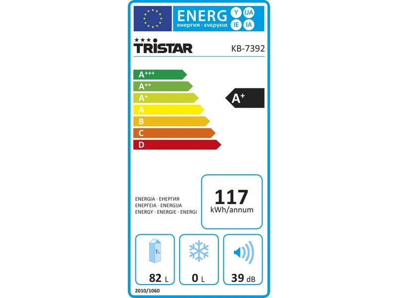 Tristar Koelkast 82 Liter 7 Tristar Koelkast 82 Liter - Afbeelding 7