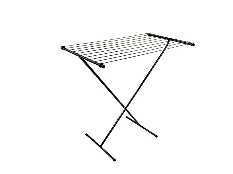 Bo-Camp Droogrek Compact Staal Schaarmodel Zwart 9 Meter 1 Bo-Camp Droogrek Compact Staal Schaarmodel Zwart 9 Meter