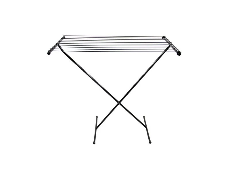 Bo-Camp Droogrek Compact Staal Schaarmodel Zwart 9 Meter 2 Bo-Camp Droogrek Compact Staal Schaarmodel Zwart 9 Meter - Afbeelding 2