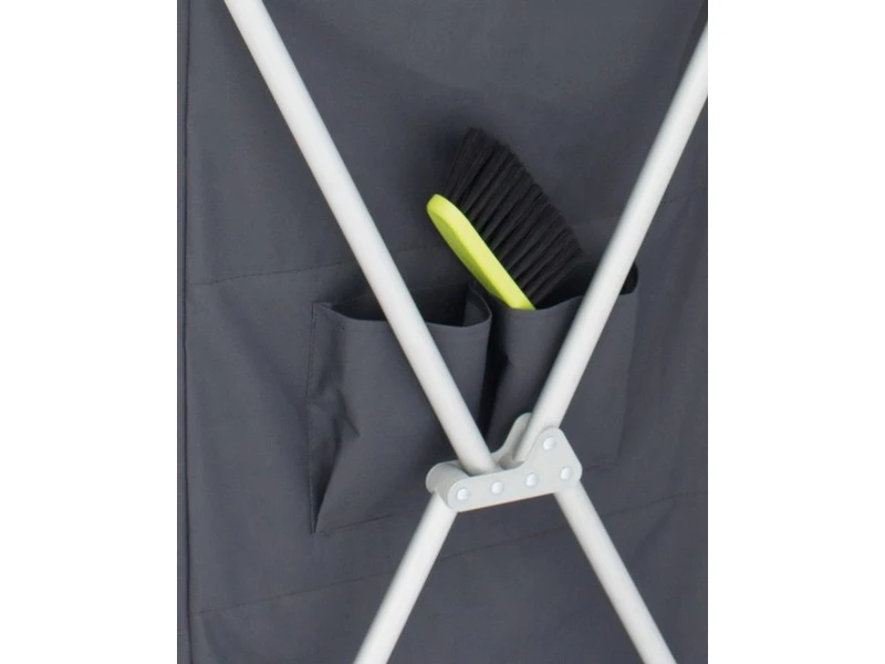 Eurotrail Kookeiland Chur Vouwbaar + Windscherm Grijs-Zwart 3 Eurotrail Kookeiland Chur Vouwbaar + Windscherm Grijs-Zwart - Afbeelding 3