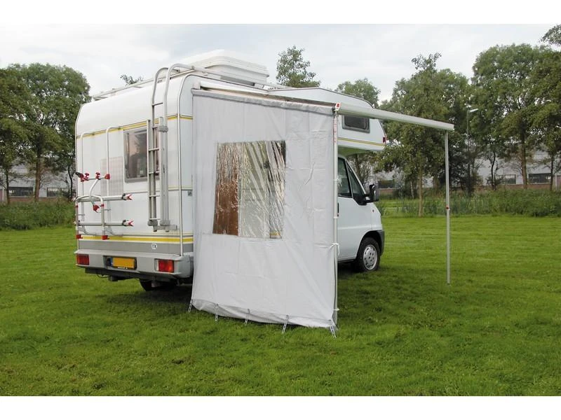 Eurotrail Zijwand Cassetteluifel Met Raam 220 1 Eurotrail Zijwand Cassetteluifel Met Raam 220