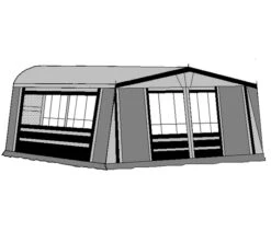 Te Velde Voortent De Wenne 350 Cm Antraciet