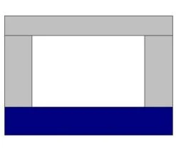 Te Velde Zijwand Voor Luifel 240 Cm 5 Kleuren